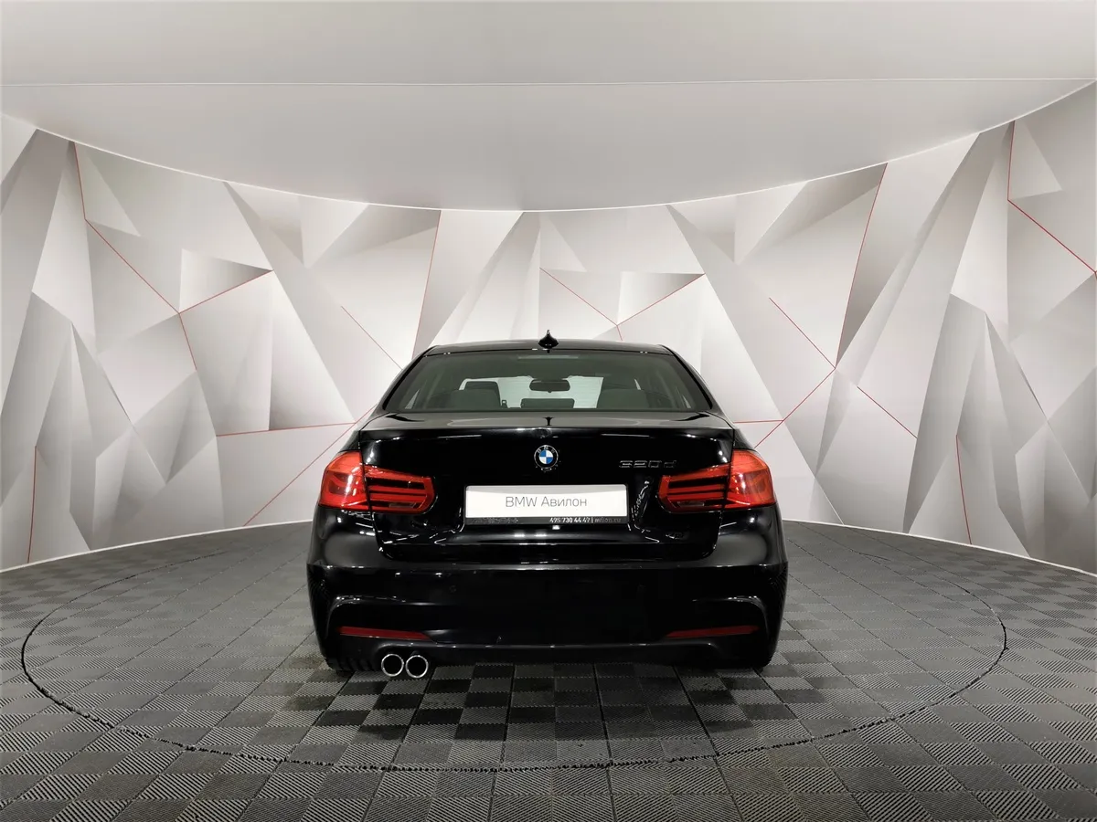BMW 3 серия 320d AT (190 л.с.) Черный в АВИЛОН. Слайд №4