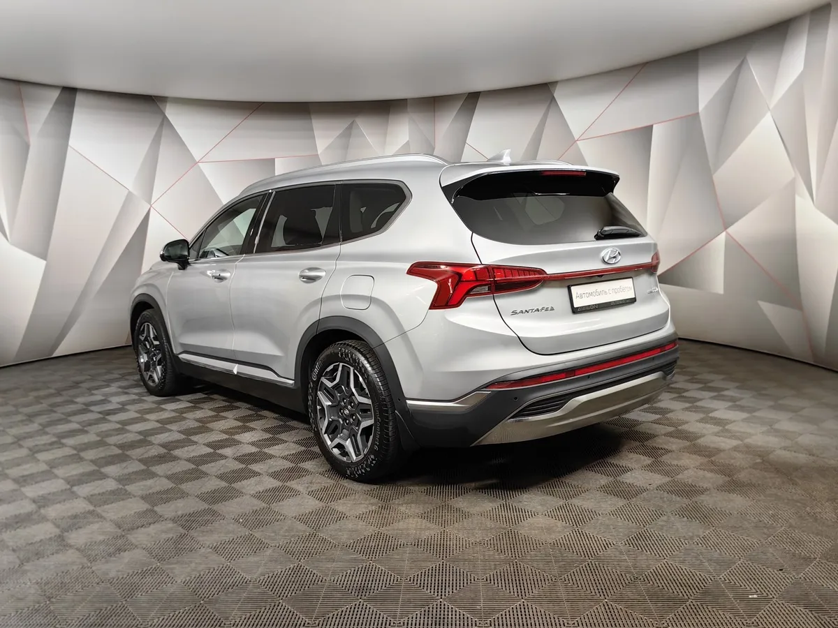 Hyundai Santa Fe 2.2 CRDi AWD 8AT (200 л.с.) High-Tech Серый в АВИЛОН. Слайд №4