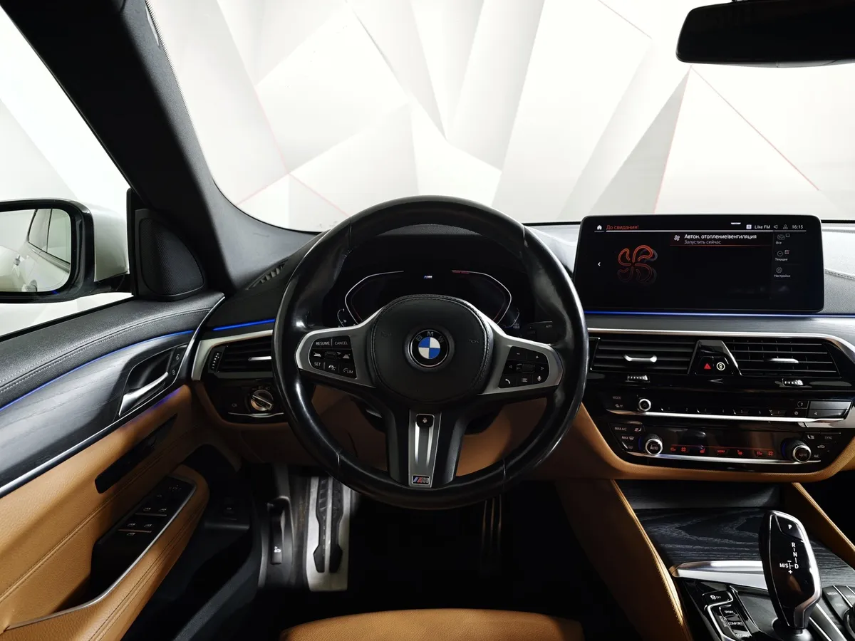 BMW 6 серия 630d xDrive Steptronic (249 л.с.) M Sport Pro Белый в АВИЛОН. Слайд №15