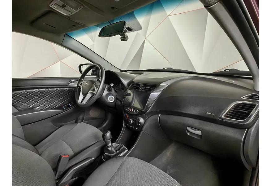 Hyundai Solaris 1.6 MT (123 л.с.) Optima Фиолетовый в АВИЛОН. Слайд №10