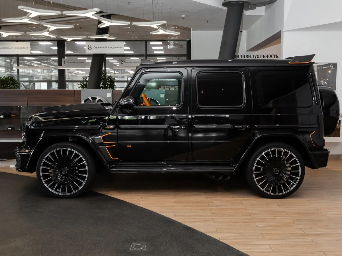 Mercedes-Benz G-Класс G 63 AMG Speedshift 4Matic (585 л.с.) BRABUS 800 Черный в АВИЛОН. Слайд №2