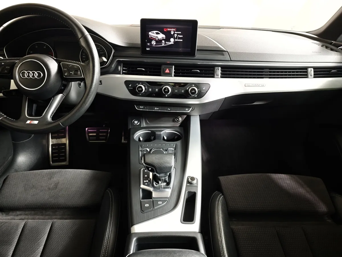 Audi A4 2.0 TDI S tronic quattro (190 л.с.) Черный в АВИЛОН. Слайд №15