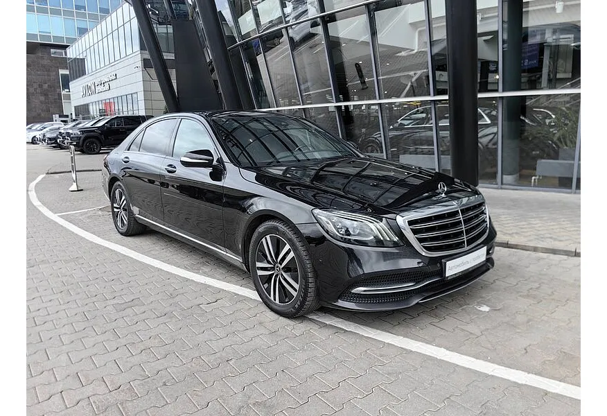 Mercedes-Benz S-Класс S 350 d 9G-Tronic 4Matic длинная база (249 л.с.) Черный в АВИЛОН. Слайд №3