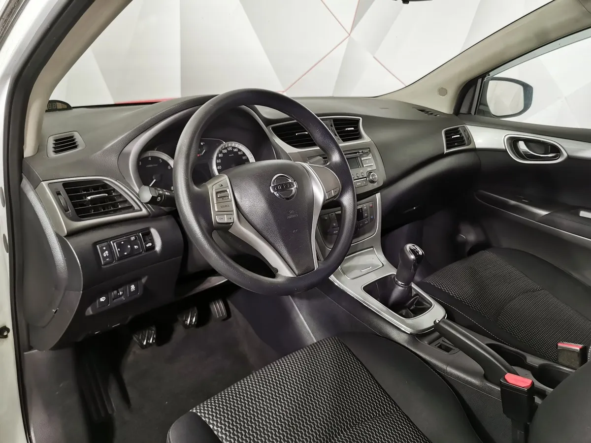 Nissan Sentra 1.6 МТ (117 л.с.) Белый в АВИЛОН. Слайд №17