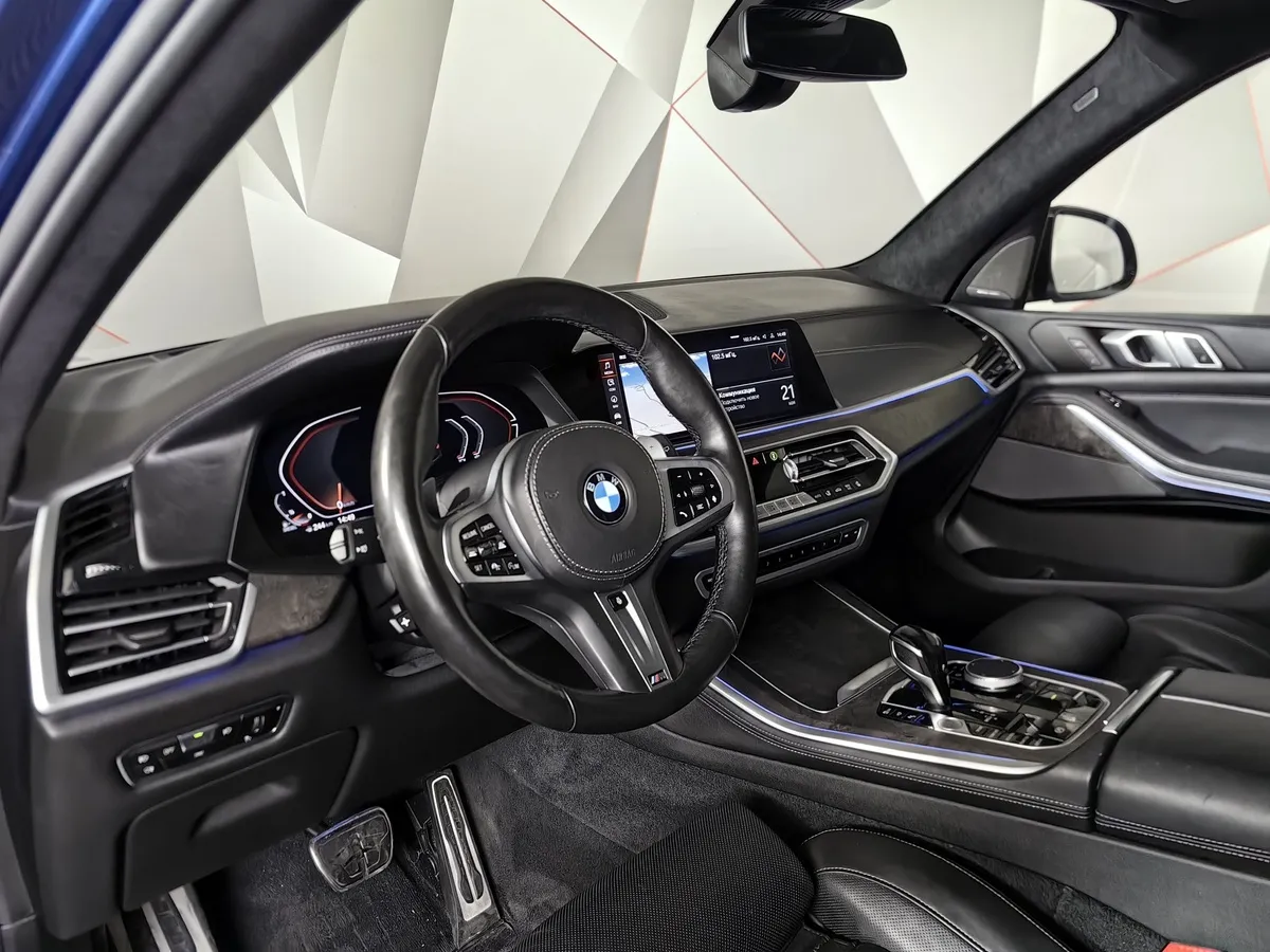 BMW X5 xDrive40d Steptronic (340 л.с.) M Sport Pro Синий в АВИЛОН. Слайд №12