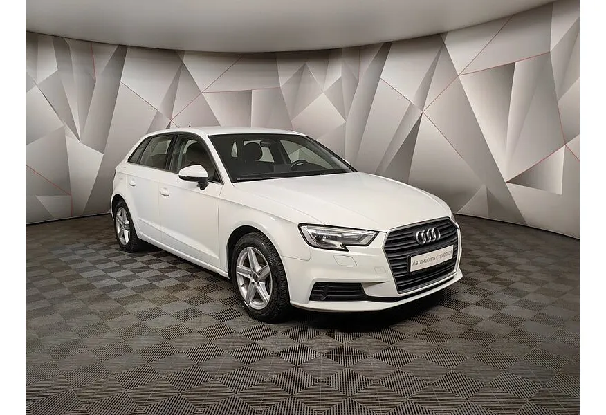 Audi A3 2.0 TFSI S-tronic (190 л.с.) Sport Белый в АВИЛОН. Слайд №3