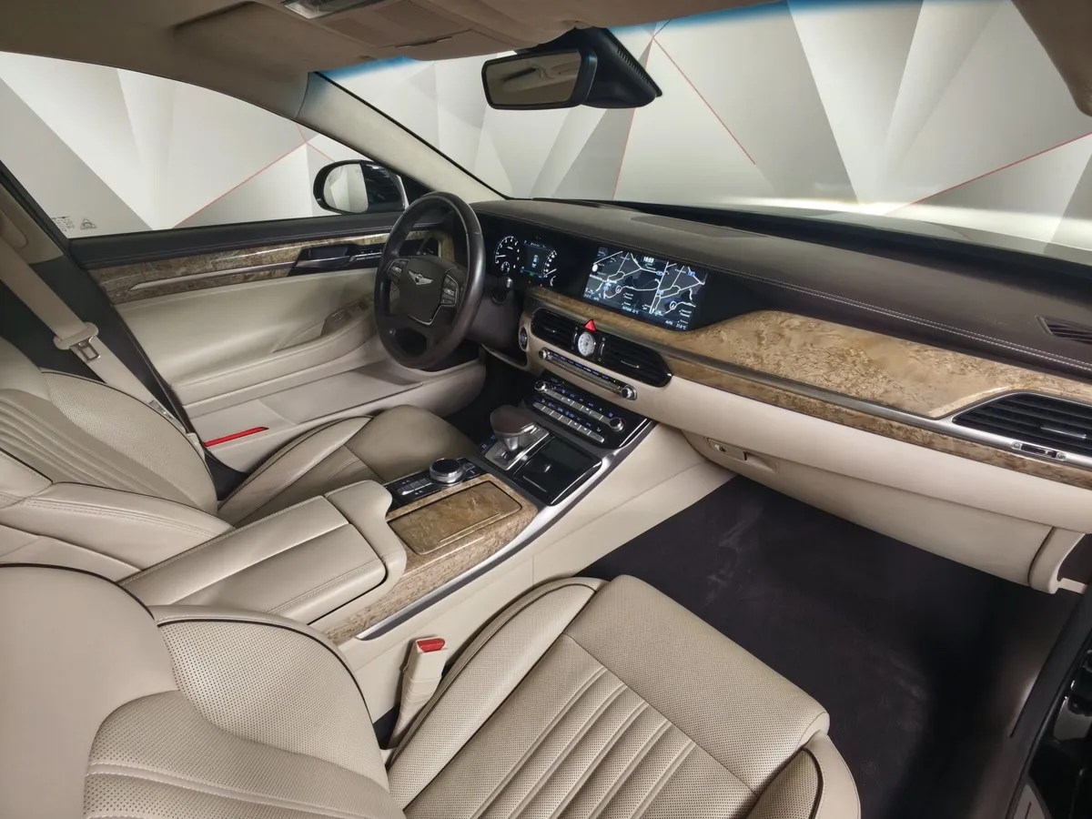 Genesis G90 5.0 L GDI AT AWD (413 л.с.) Черный в АВИЛОН. Слайд №12