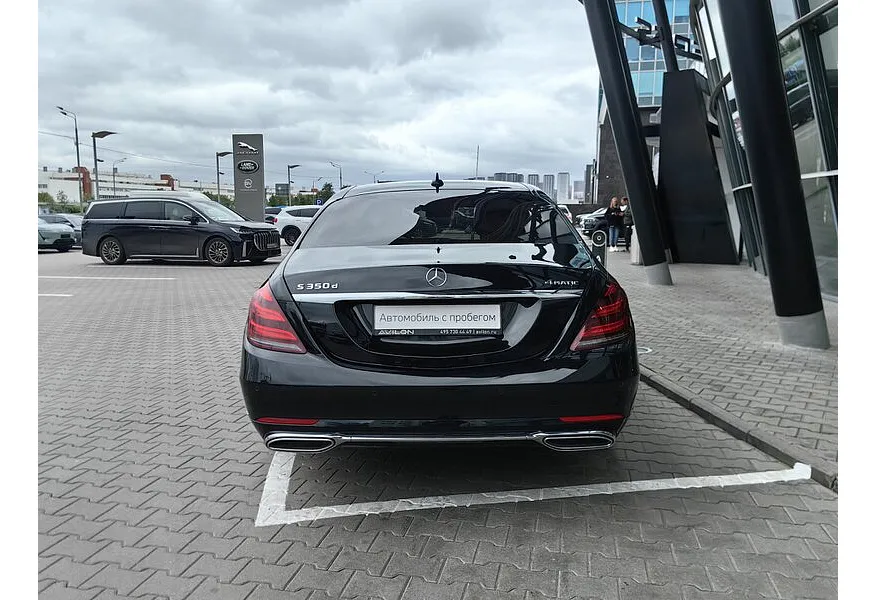 Mercedes-Benz S-Класс S 350 d 9G-Tronic 4Matic длинная база (249 л.с.) Черный в АВИЛОН. Слайд №8