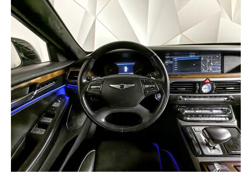 Genesis G90 3.3 T-GDI AT AWD (5 мест) (370 л.с.) Elite Черный в АВИЛОН. Слайд №19