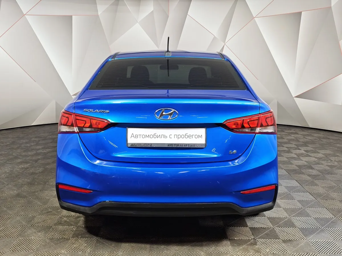 Hyundai Solaris 1.6 AT (123 л.с.) Active Plus Синий в АВИЛОН. Слайд №7