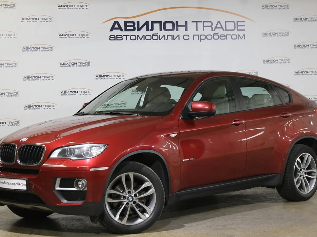 BMW X6 xDrive35i 8AT (306 л.с.) Красный в АВИЛОН. Слайд №2