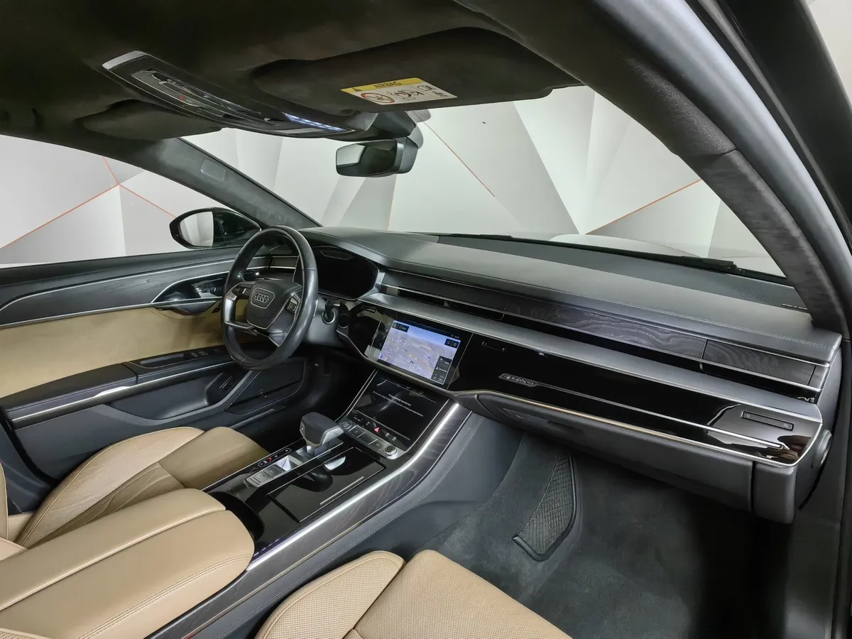 Audi A8 3.0 TDI L tiptronic quattro (250 л.с.) Черный в АВИЛОН. Слайд №12