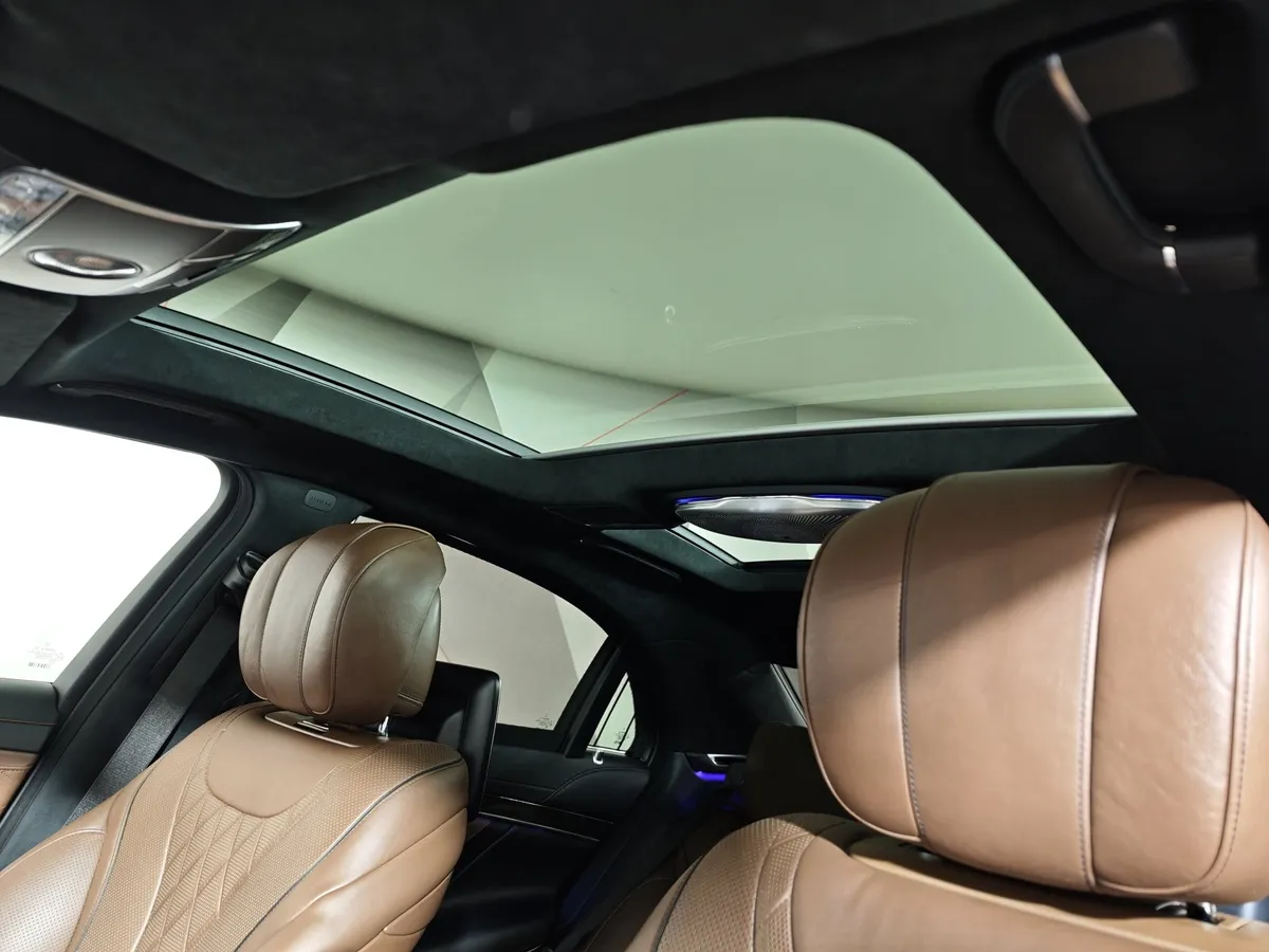 Mercedes-Benz S-Класс S 500 7G-Tronic Plus 4Matic длинная база (455 л.с.) Черный в АВИЛОН. Слайд №27
