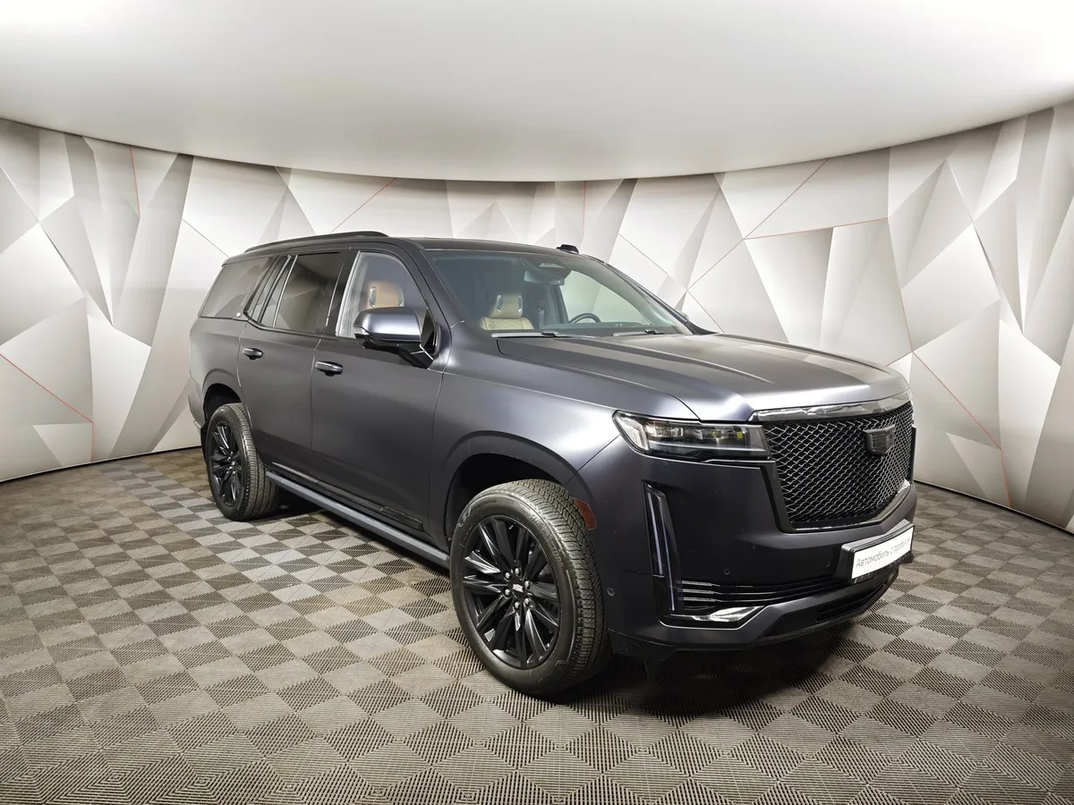 Cadillac Escalade 6.2 AT AWD (420 л.с.) Sport Синий в АВИЛОН. Слайд №3