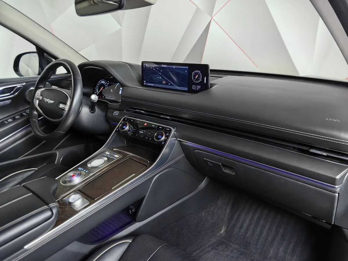 Genesis GV80 3.0D VGT 8AT 4WD (249 л.с.) Luxury + Advanced Smart Sense Черный в АВИЛОН. Слайд №13