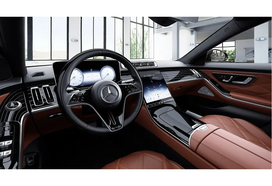 Mercedes-Benz S-Класс Maybach S 580 9G-Tronic 4Matic (503 л.с.) Серый в АВИЛОН. Слайд №7