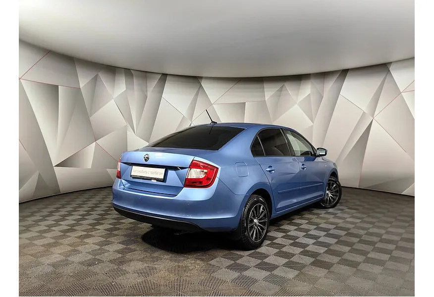 Skoda Rapid 1.6 MT (90 л.с.) Синий в АВИЛОН. Слайд №2