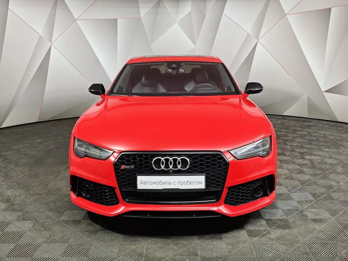 Audi RS 7 4.0 TFSI Tiptronic quattro (600 л.с.) Красный в АВИЛОН. Слайд №7