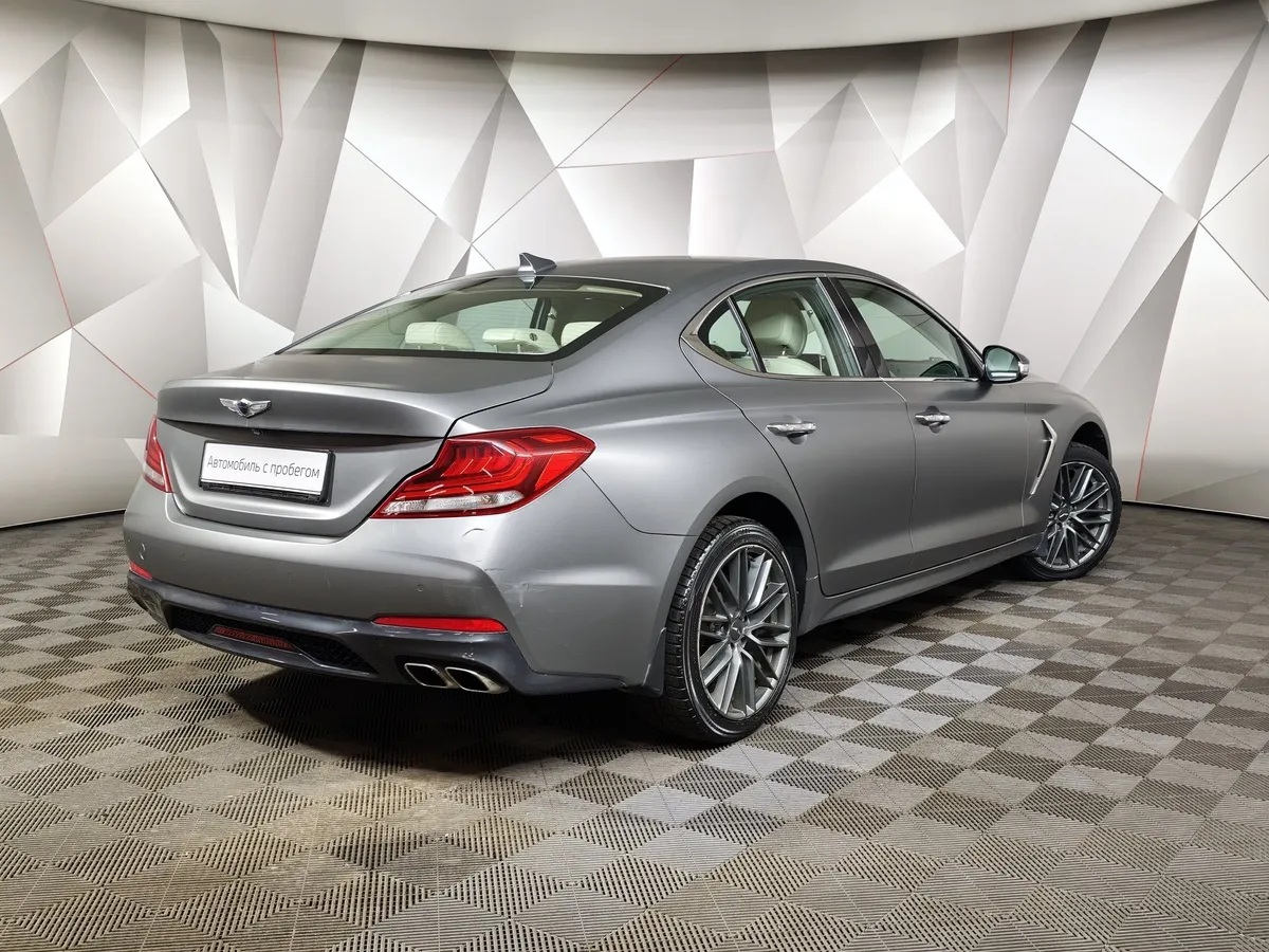 Genesis G70 2.0 T AT AWD (197 л.с.) Elegance Серый в АВИЛОН. Слайд №2