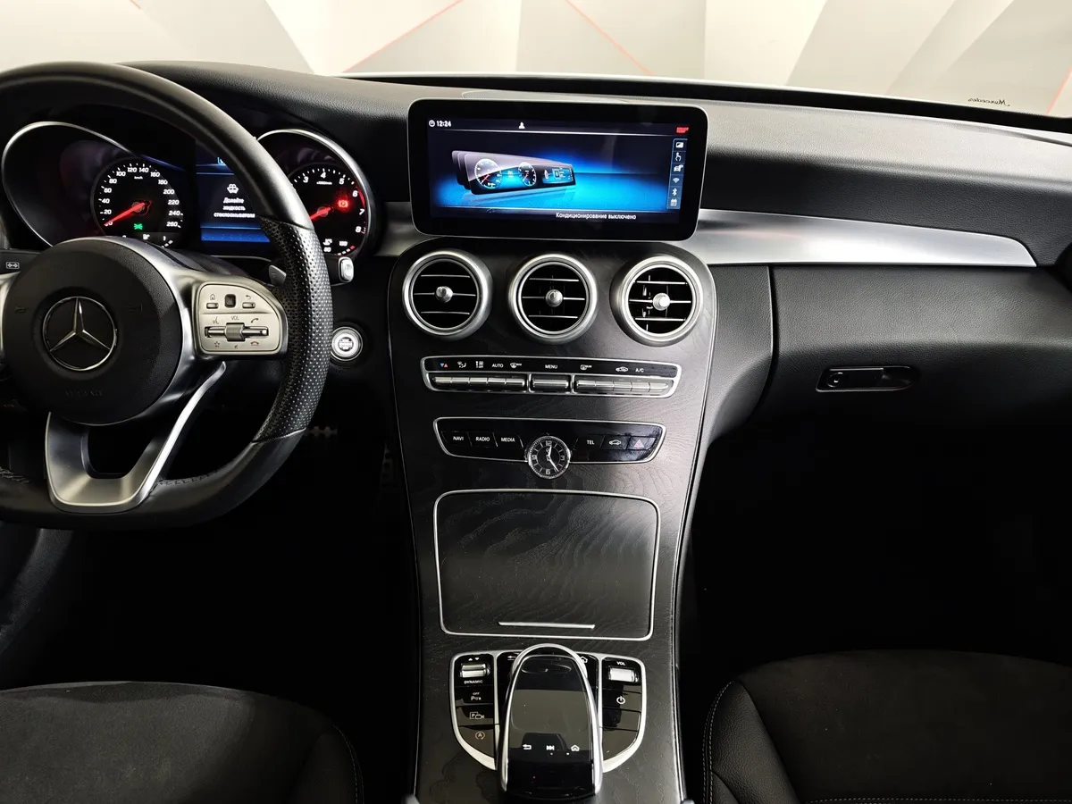 Mercedes-Benz C-Класс C 180 9G-Tronic (150 л.с.) Белый в АВИЛОН. Слайд №15