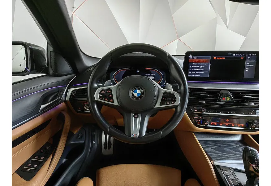 BMW 5 серия 530d xDrive Steptronic (249 л.с.) M Sport Pro Серый в АВИЛОН. Слайд №15