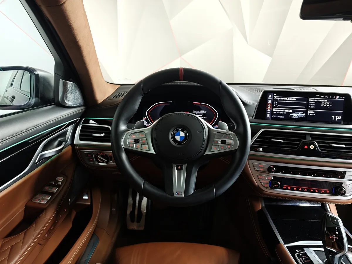 BMW 7 серия M760Li xDrive Steptronic (609 л.с.) Зеленый в АВИЛОН. Слайд №13