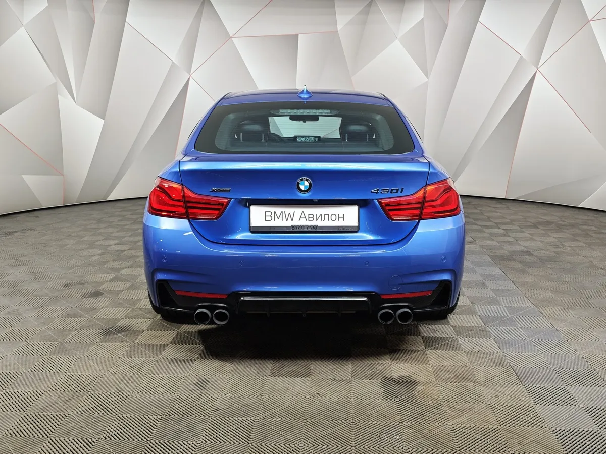 BMW 4 серия 430i xDrive AT (249 л.с.) M Sport Pro Синий в АВИЛОН. Слайд №4