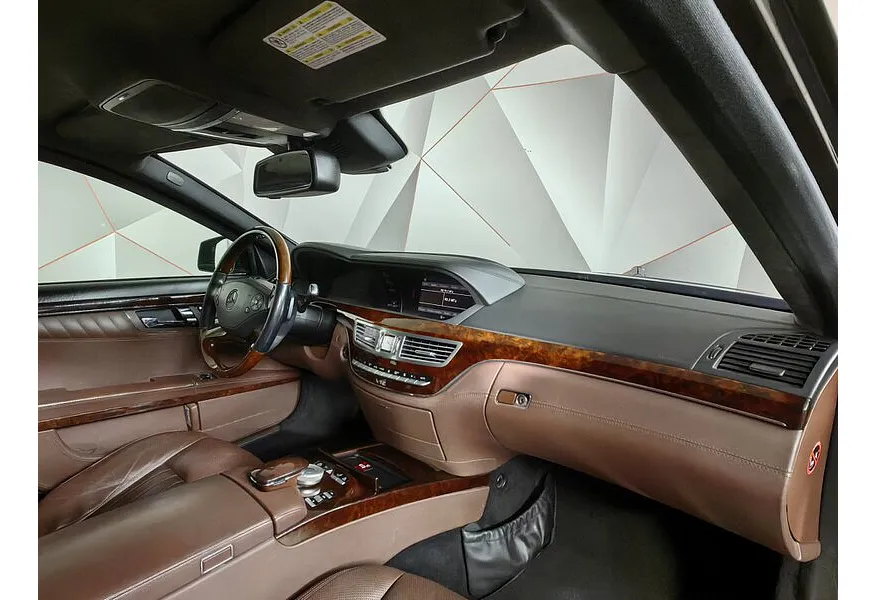 Mercedes-Benz S-Класс S 600 AT длинная база (517 л.с.) Черный в АВИЛОН. Слайд №12