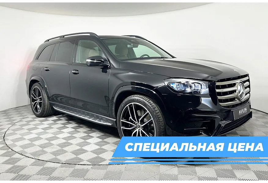 Mercedes-Benz GLS 450 9G-TRONIC 4Matic (381 л.с.) Черный в АВИЛОН. Слайд №2