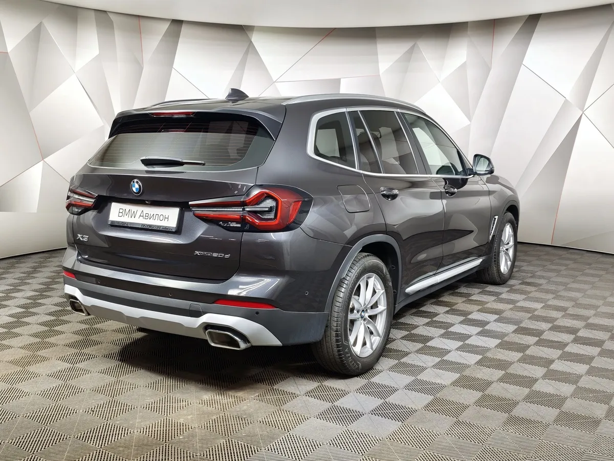 BMW X3 xDrive20d AT (190 л.с.) Lifestyle Серый в АВИЛОН. Слайд №2