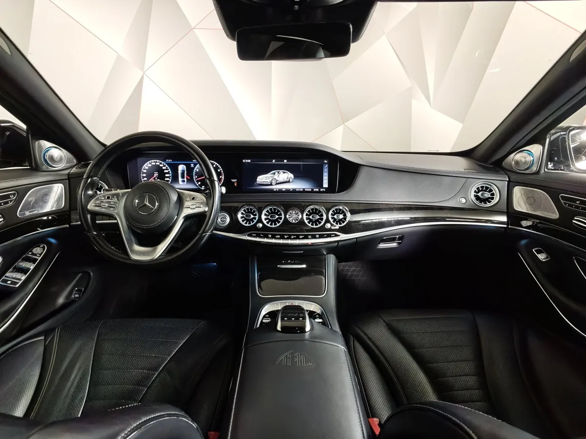 Mercedes-Benz S-Класс S 450 9G-Tronic 4Matic (367 л.с.) Черный в АВИЛОН. Слайд №14