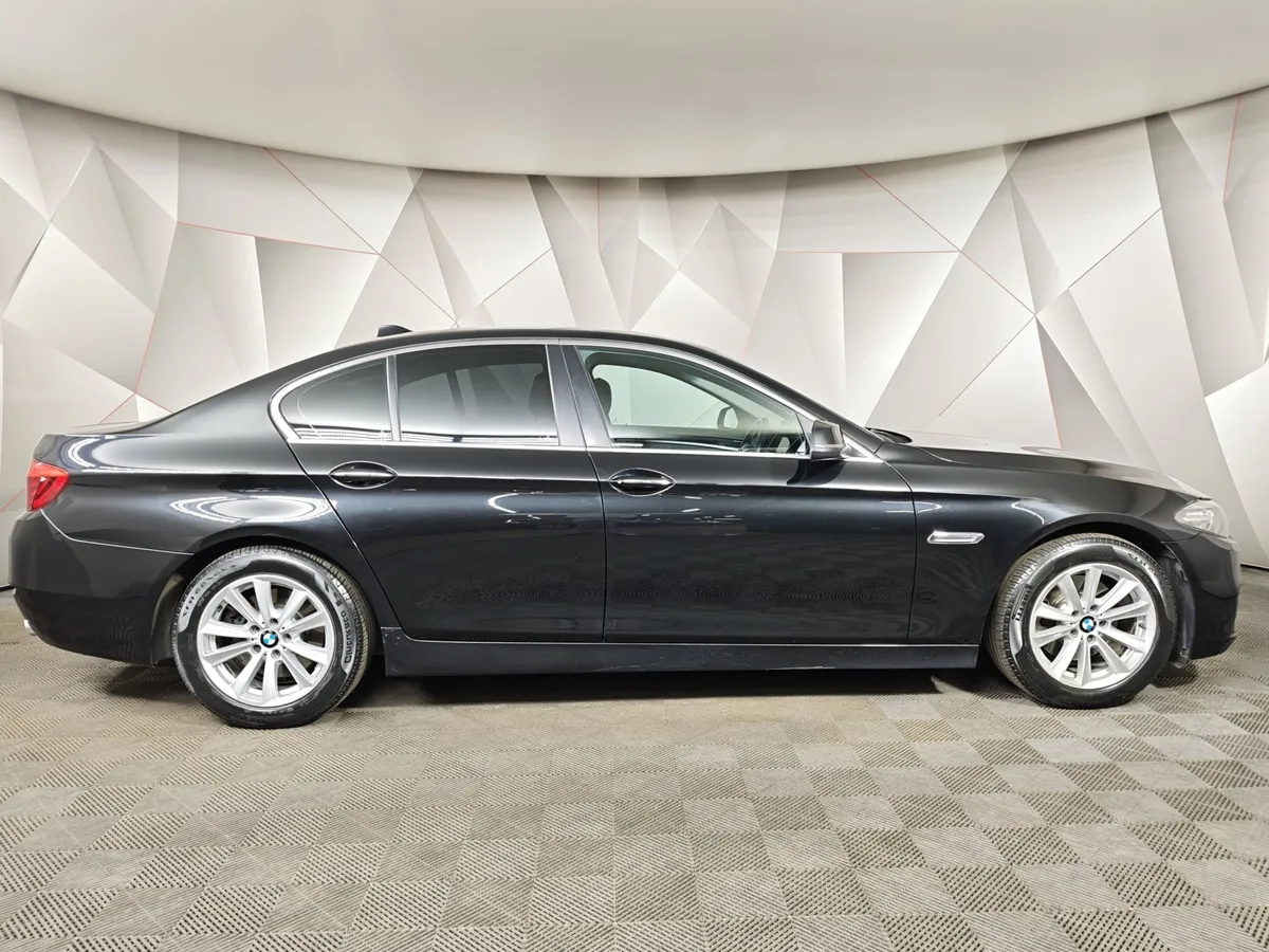 BMW 5 серия 520d Steptronic (190 л.с.) Черный в АВИЛОН. Слайд №6