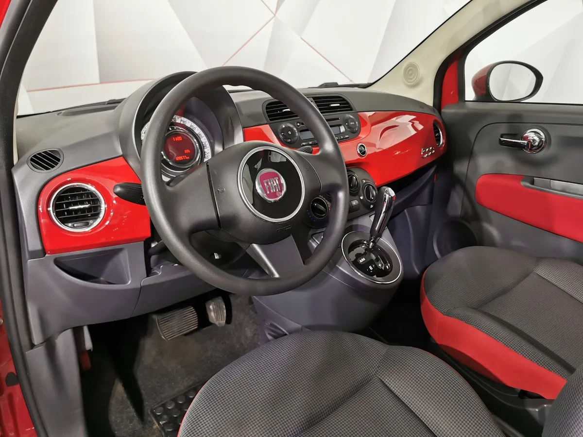 Fiat 500 1.2 AMT (69 л.с.) Красный в АВИЛОН. Слайд №17