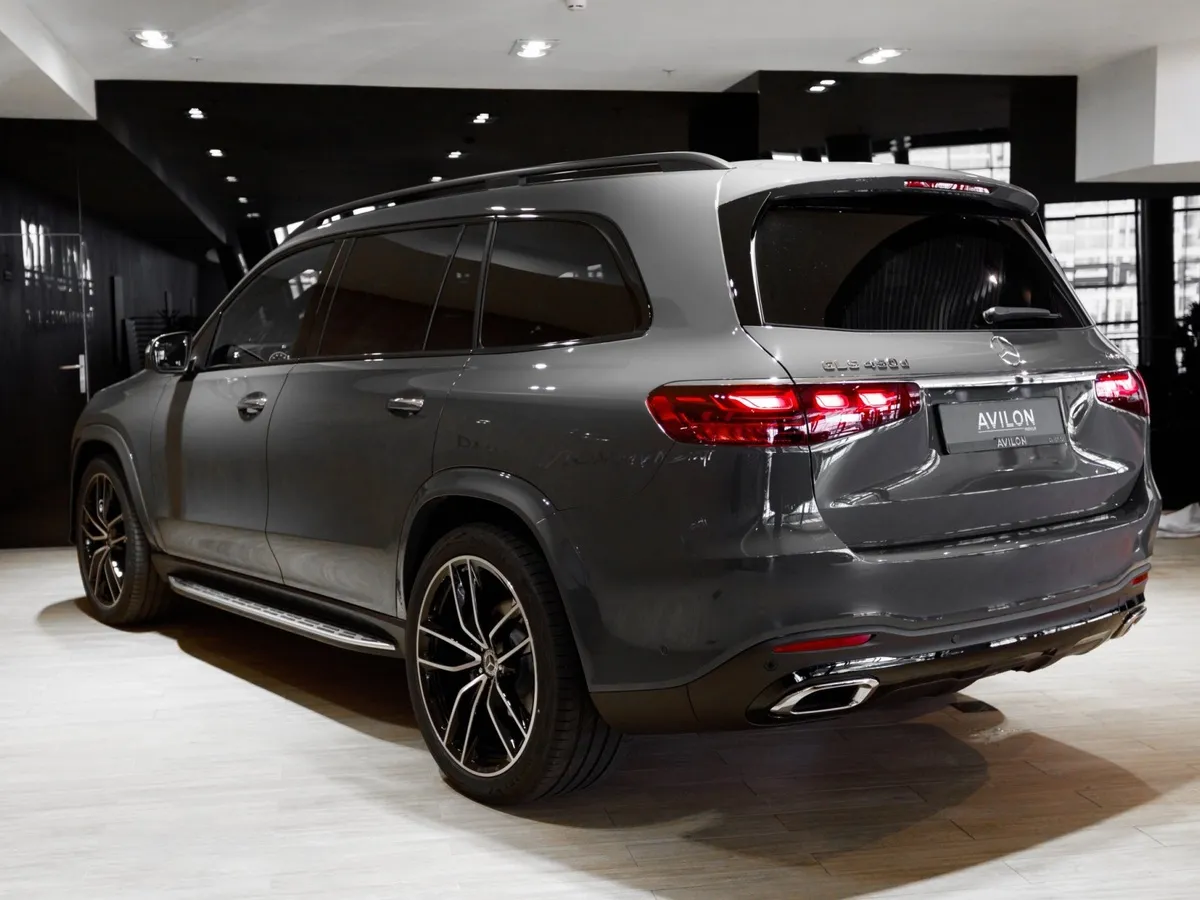 Mercedes-Benz GLS 450 d 9G-TRONIC 4Matic (367 л.с.) Серый в АВИЛОН. Слайд №4
