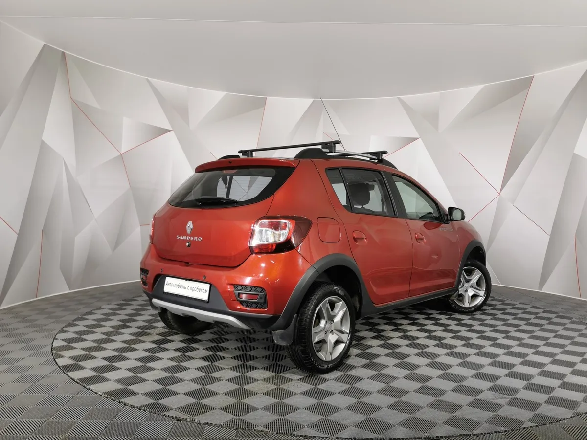 Renault Sandero 1.6 CVT (113 л.с.) Stepway Life City Красный в АВИЛОН. Слайд №2