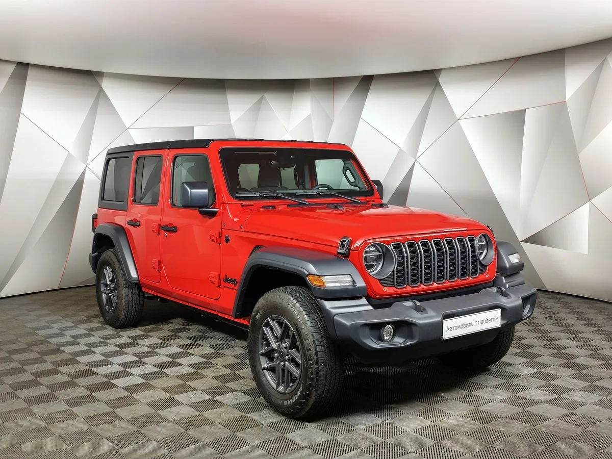 Jeep Wrangler 2.0 AT AWD (272 л.с.) Sport Красный в АВИЛОН. Слайд №3