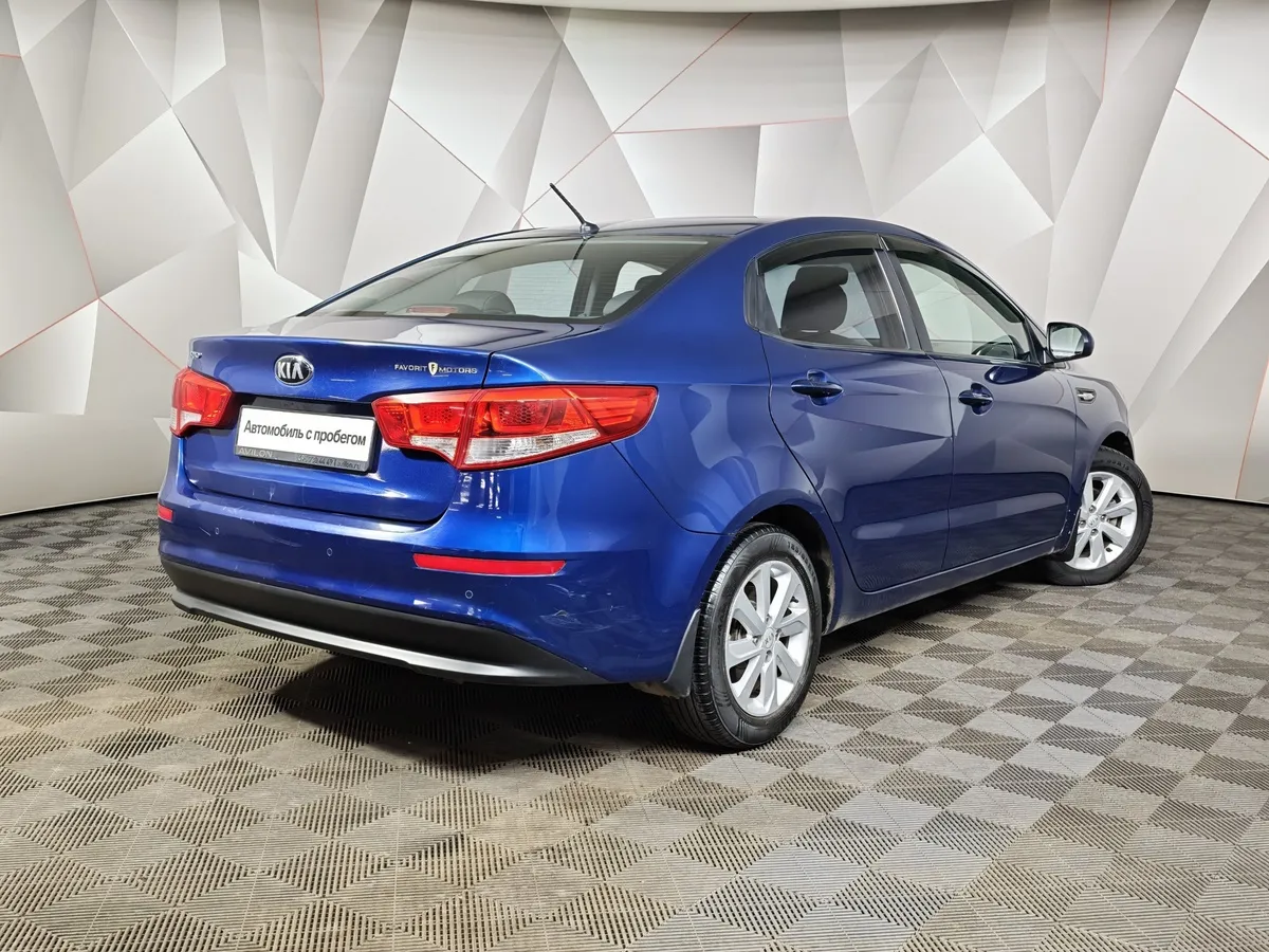 Kia Rio 1.6 6MT (123 л.с.) Синий в АВИЛОН. Слайд №2