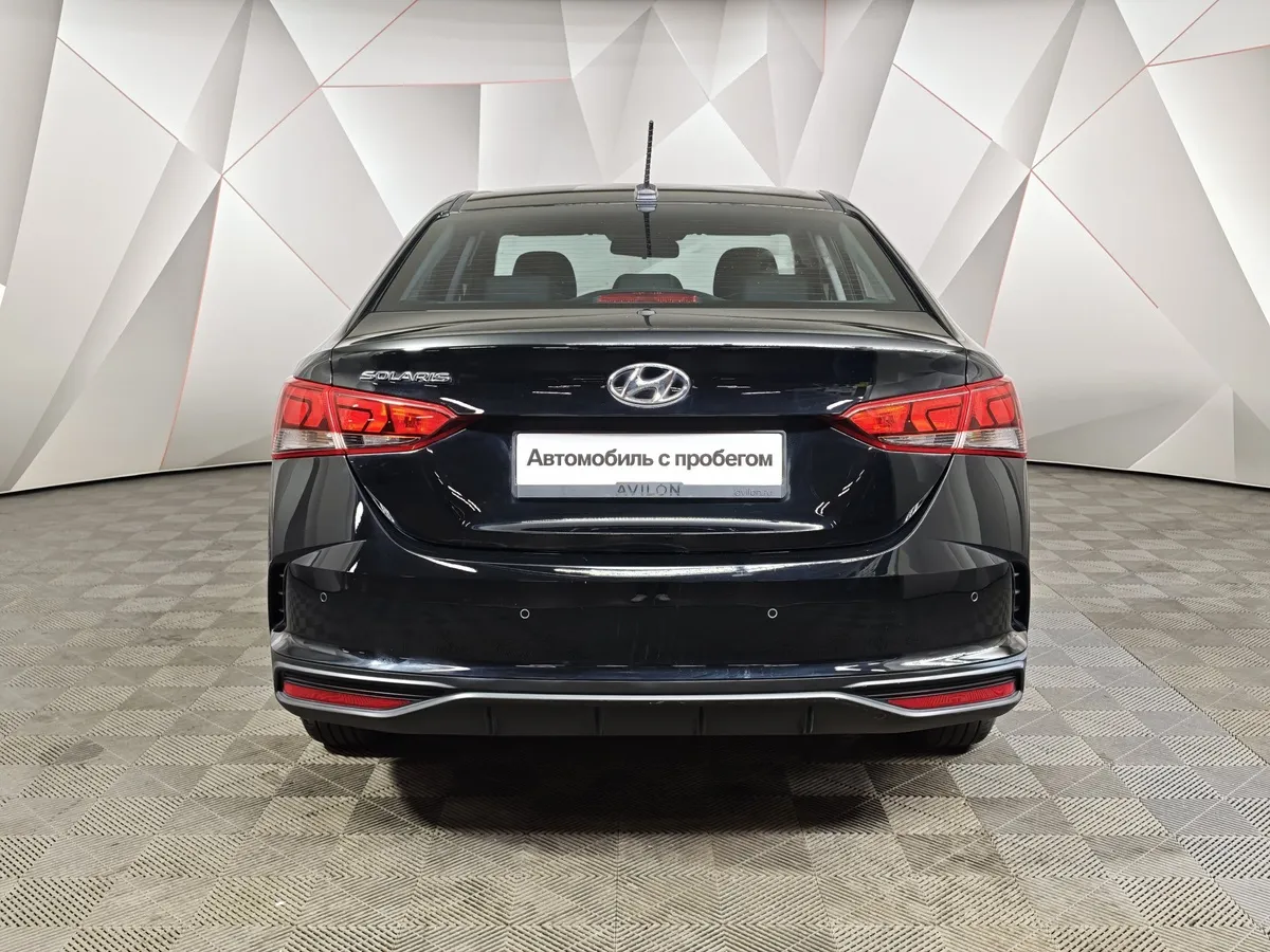 Hyundai Solaris 1.6 AT (123 л.с.) Elegance Черный в АВИЛОН. Слайд №8