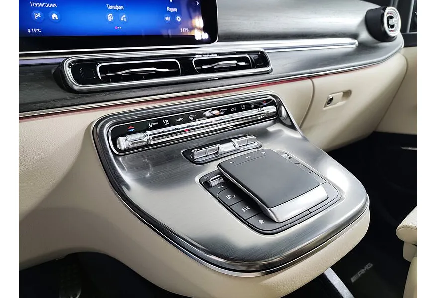 Mercedes-Benz V-Класс V 300 d L3 4MATIC 9G-TRONIC (237 л.с.) Exclusive Черный в АВИЛОН. Слайд №17