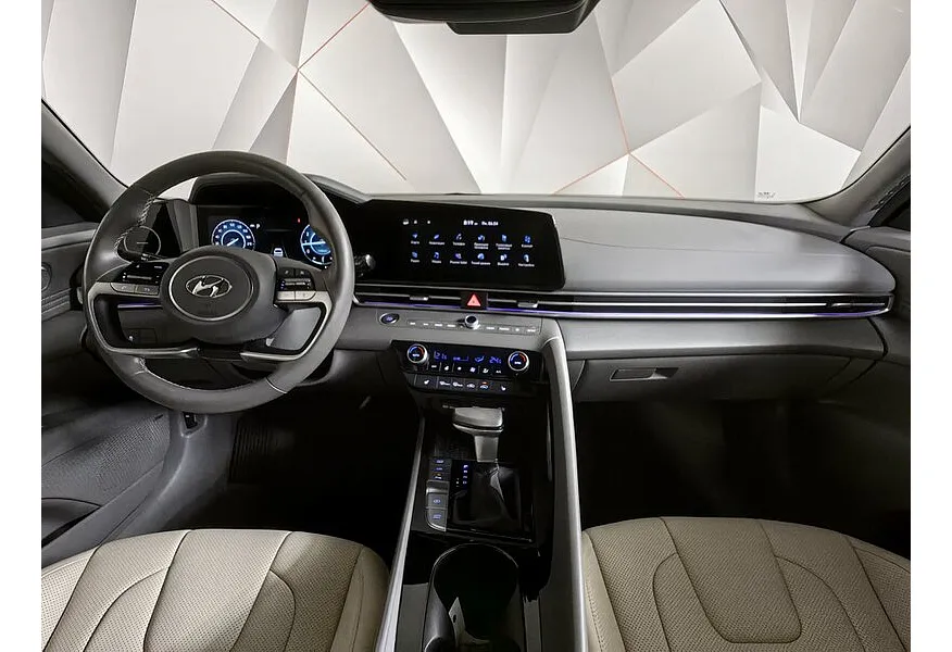 Hyundai Elantra 1.6 AT (128 л.с.) Elegance + Smart Sense Серый в АВИЛОН. Слайд №13