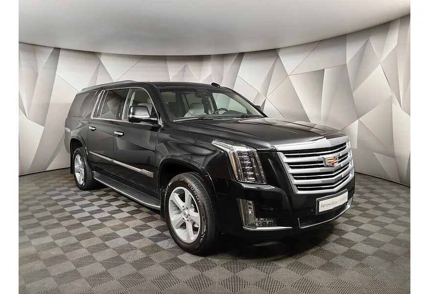 Cadillac Escalade 6.2 V8 АТ 4WD ESV (409 л.с.) Черный в АВИЛОН. Слайд №3