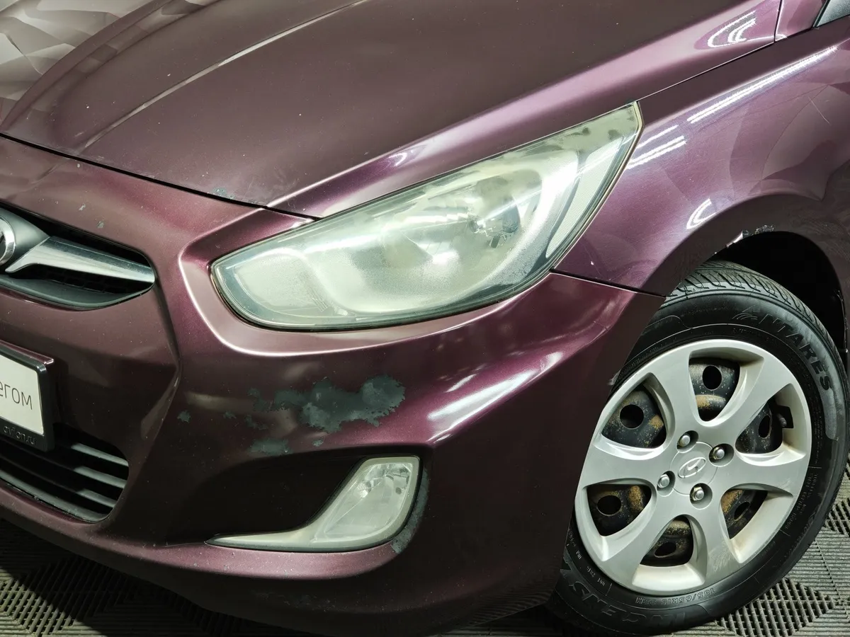 Hyundai Solaris 1.4 AT (100 л.с.) Comfort Фиолетовый в АВИЛОН. Слайд №10