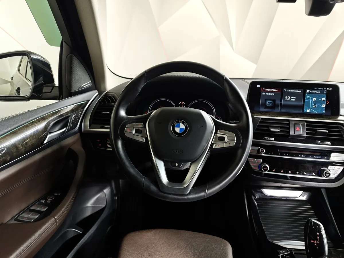 BMW X3 xDrive30d AT (249 л.с.) Luxury Черный в АВИЛОН. Слайд №15