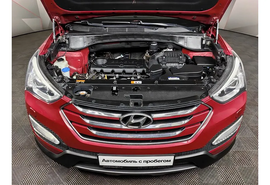 Hyundai Santa Fe 2.4 AT 4WD (175 л.с.) Dynamic Красный в АВИЛОН. Слайд №11
