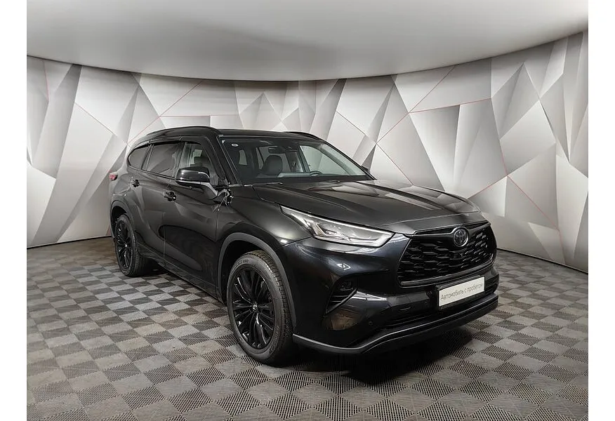 Toyota Highlander 2.0T AT 4WD (248 л.с.) 7 мест Престиж Черный в АВИЛОН. Слайд №3