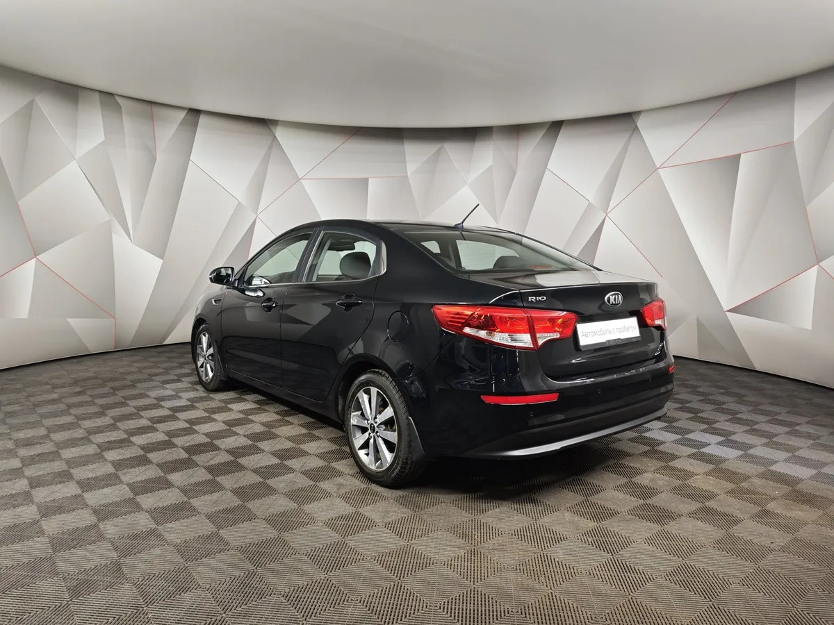 Kia Rio 1.6 AT (123 л.с.) Черный в АВИЛОН. Слайд №4