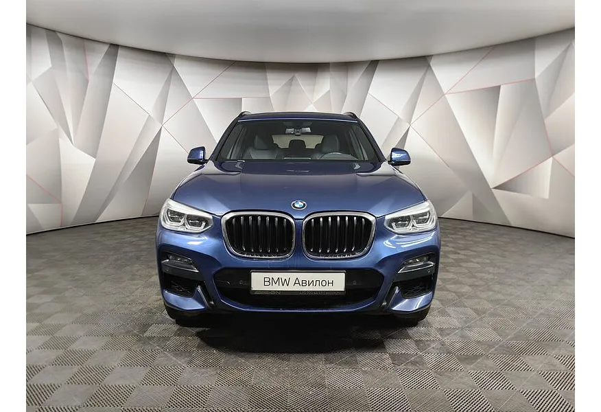 BMW X3 xDrive20d AT (190 л.с.) M Sport Синий в АВИЛОН. Слайд №3