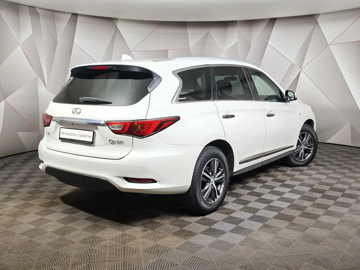 Infiniti QX60 3.5 CVT 4WD (283 л.с.) Premium Белый в АВИЛОН. Слайд №2