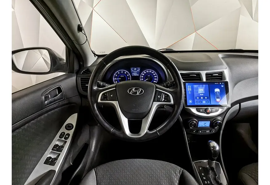 Hyundai Solaris 1.6 AT (123 л.с.) Active Серебристый в АВИЛОН. Слайд №19