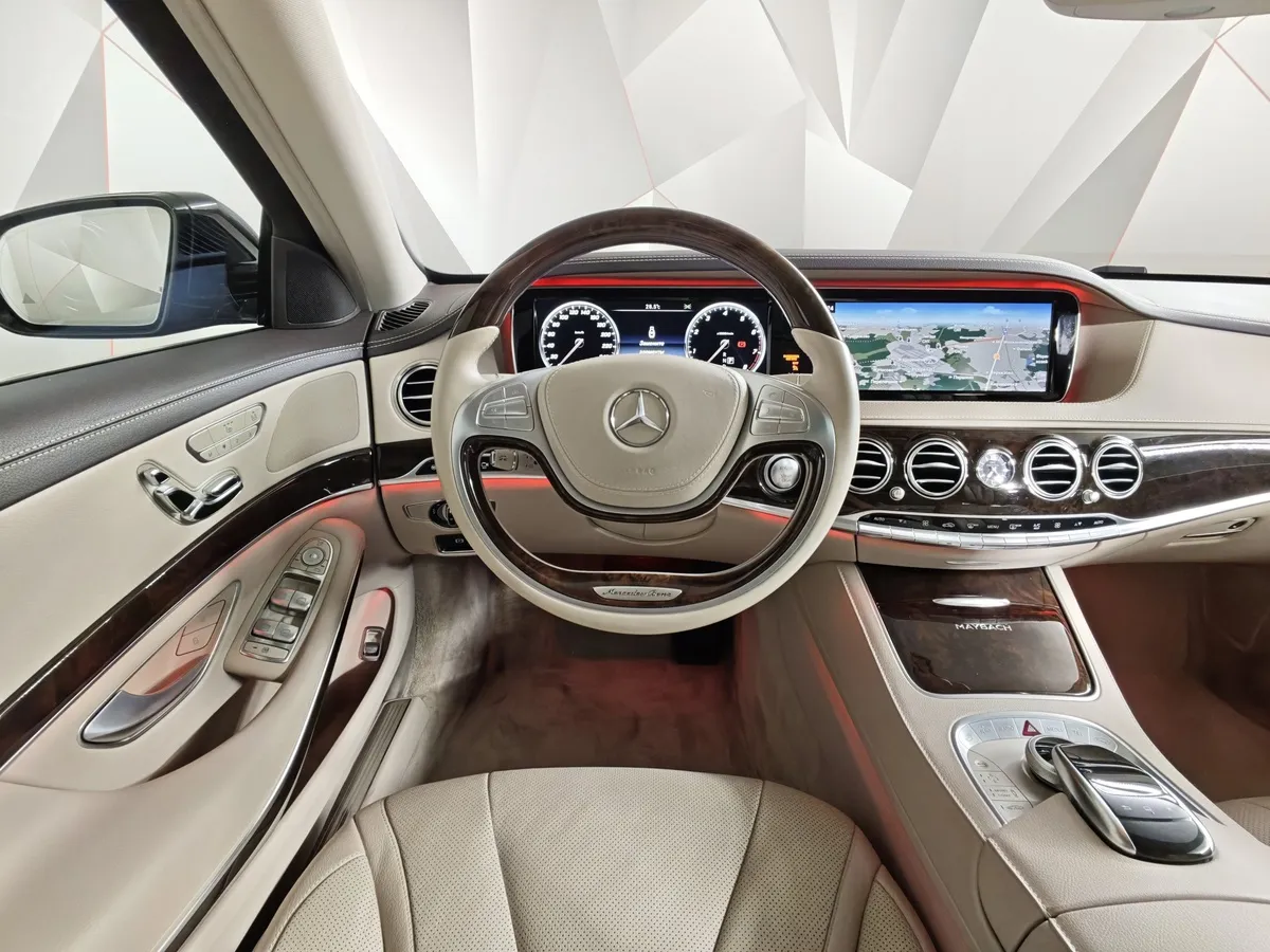 Mercedes-Benz S-Класс S 500 Maybach 9G-TRONIC (455 л.с.) Черный в АВИЛОН. Слайд №20